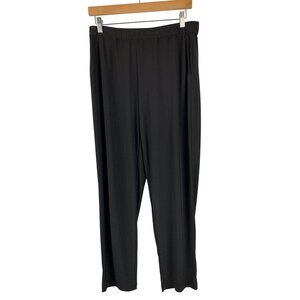 Dennis By Dennis Basso Womens Black Pants S Polyester & Spandex Made In China